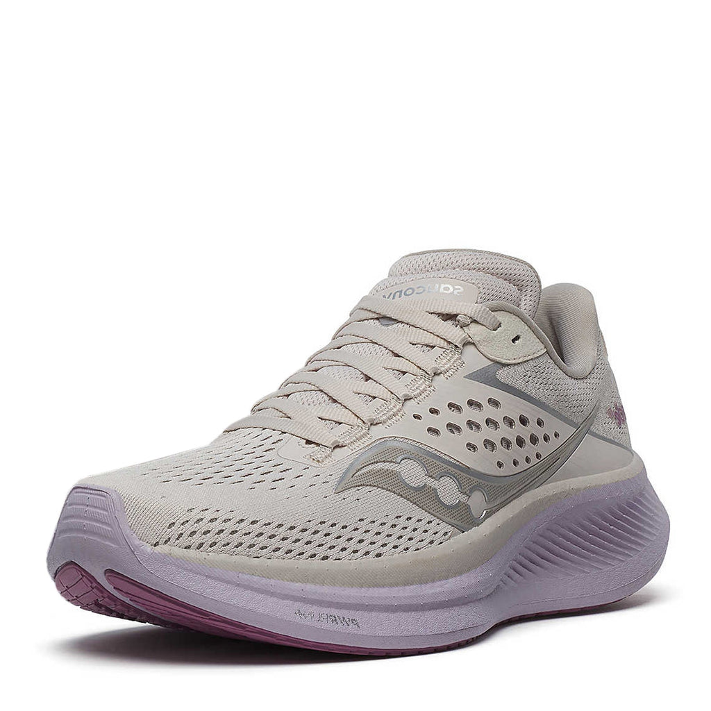Women's Saucony Ride 17 Running Shoe MOON/VIOLA S10924-241