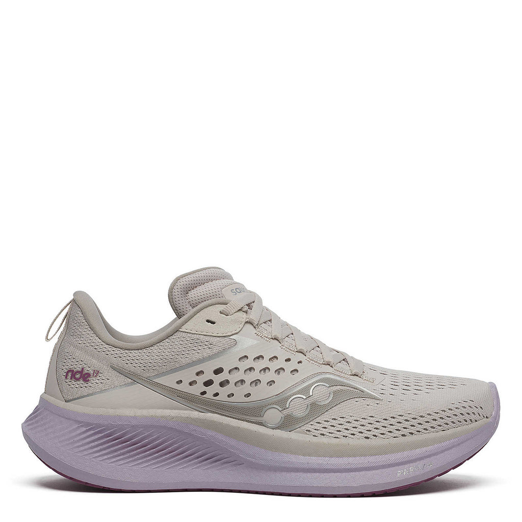 Women's Saucony Ride 17 Running Shoe MOON/VIOLA S10924-241
