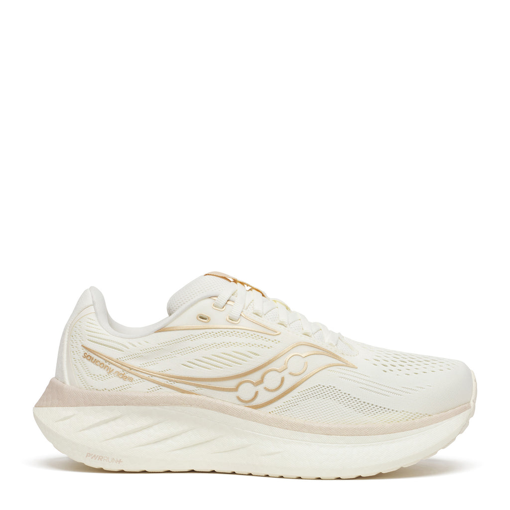 Women's Saucony Ride 18 Running Shoe - Wide Width VANILLA S11001-104
