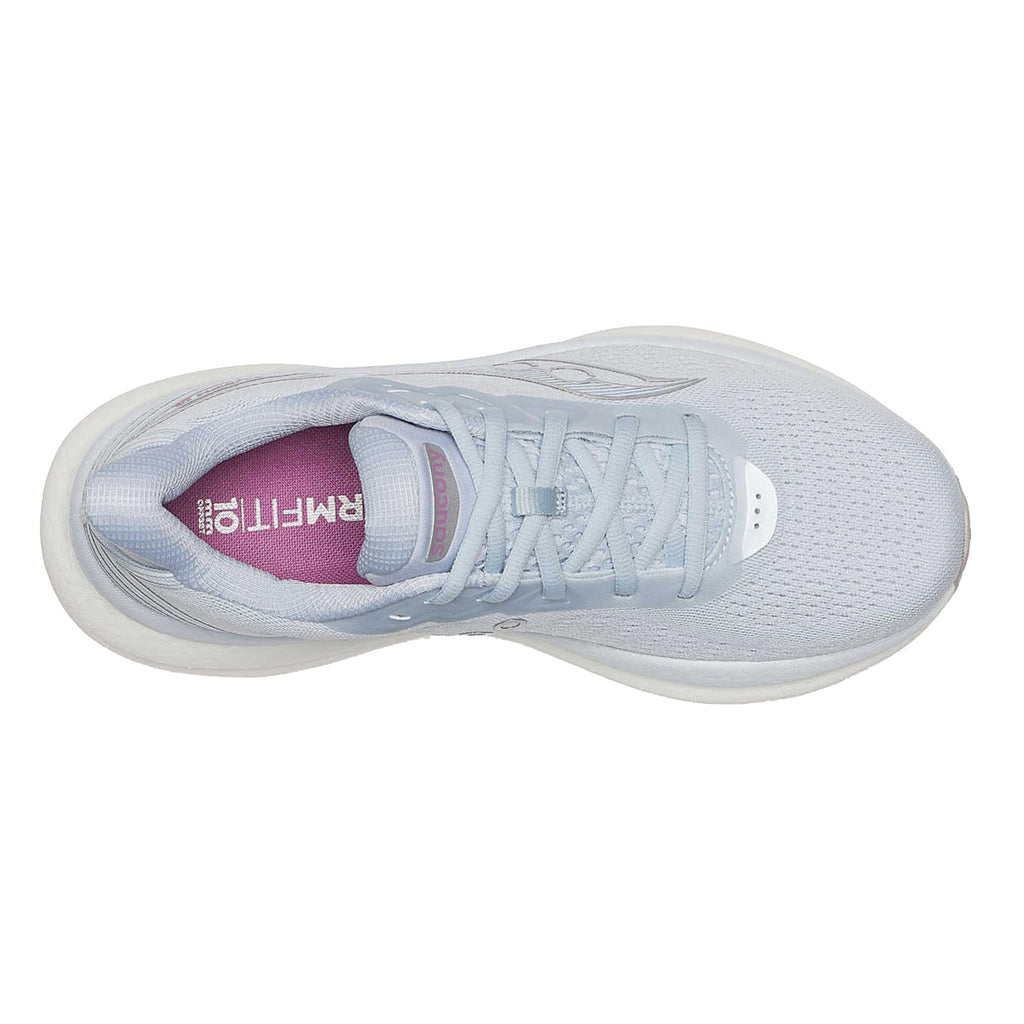 Women's Saucony Triumph 23 Running Shoe - Wide Width VAPOR / ARCTIC S11024-232
