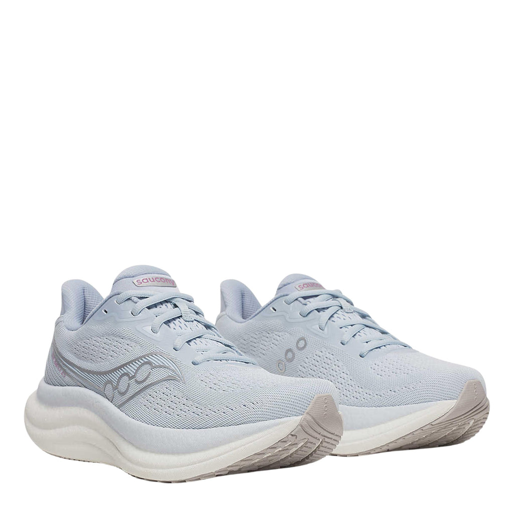 Women's Saucony Triumph 23 Running Shoe - Wide Width VAPOR / ARCTIC S11024-232