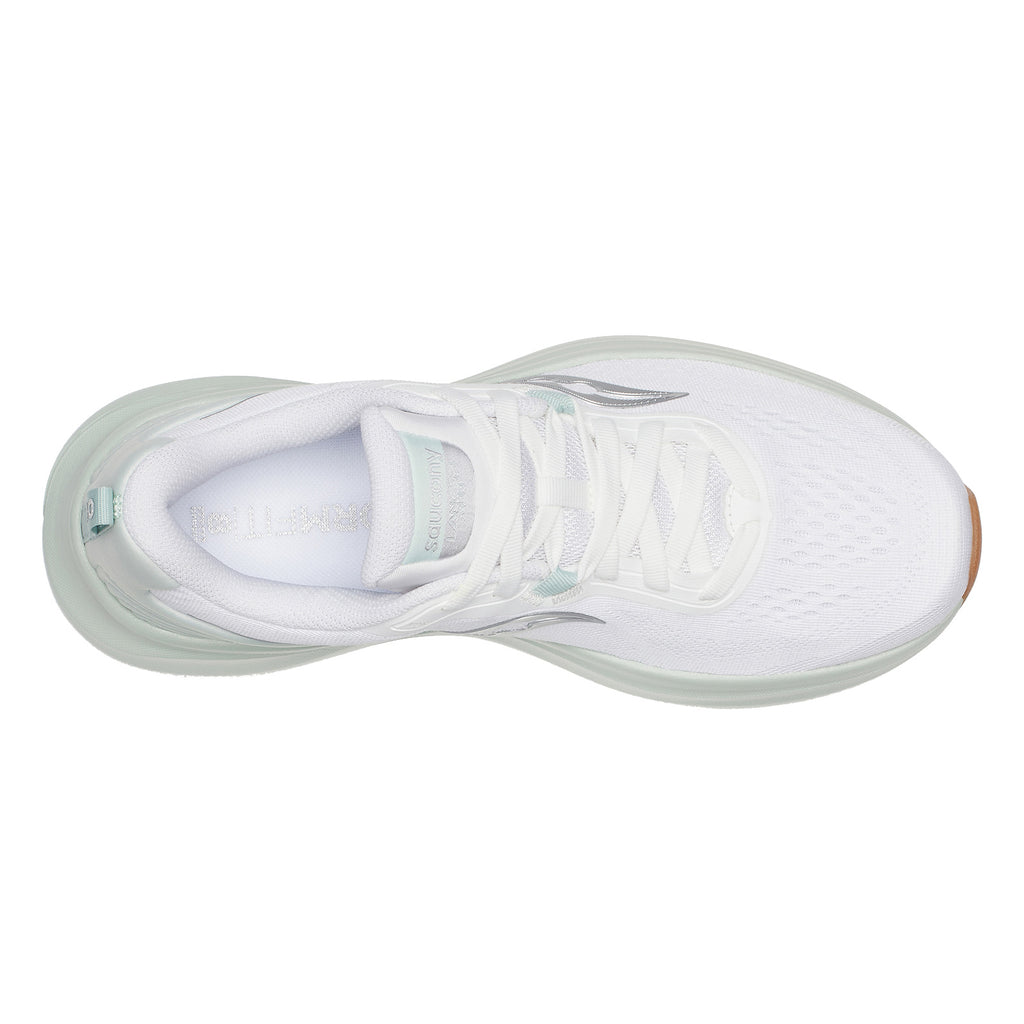 Women's Saucony Lancer Run Running Shoe White/Mist S11048-204