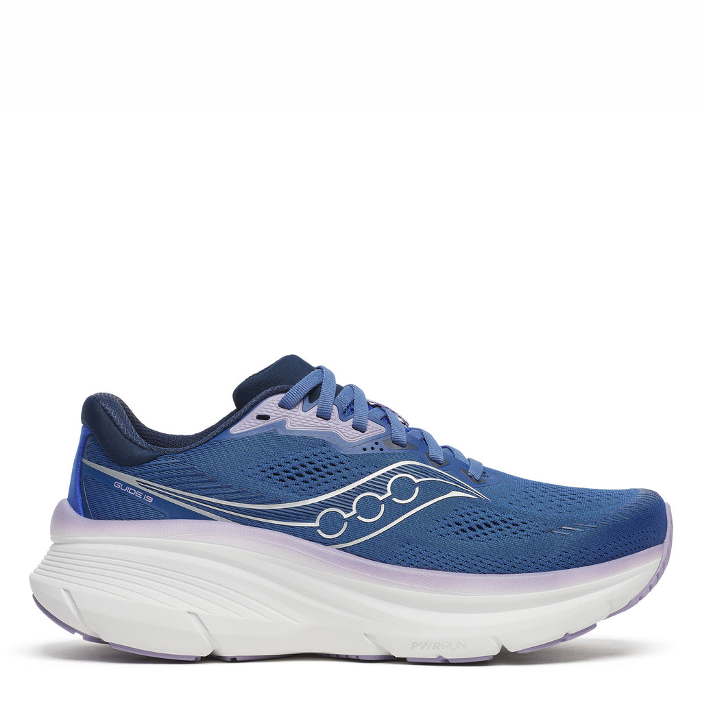 Women's Saucony Guide 19 Running Shoe - Wide Width SAIL/ORCHID S11059-132