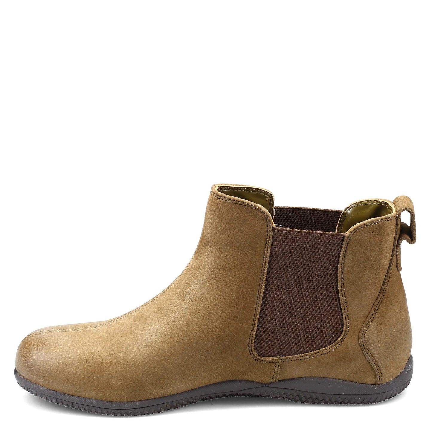 Peltz Shoes  Women's Soft Walk Highland Chelsea Boot OLIVE S2053-340