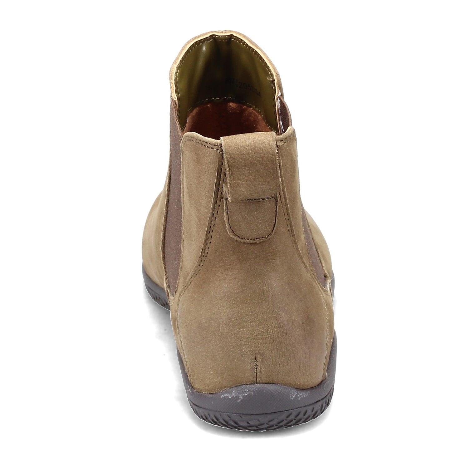 Peltz Shoes  Women's Soft Walk Highland Chelsea Boot OLIVE S2053-340