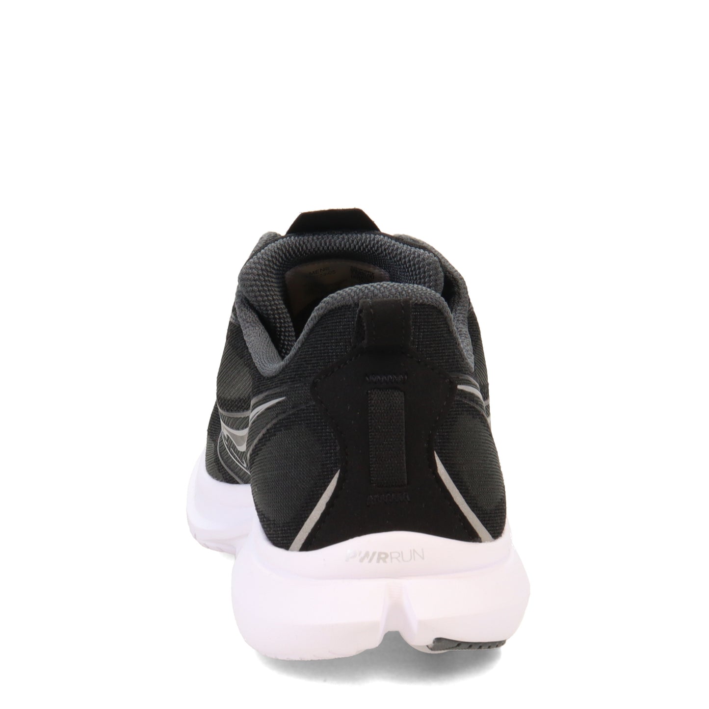 Peltz Shoes  Men's Saucony Kinvara 13 Running Shoe - Wide Width BLACK SILVER S20724-05