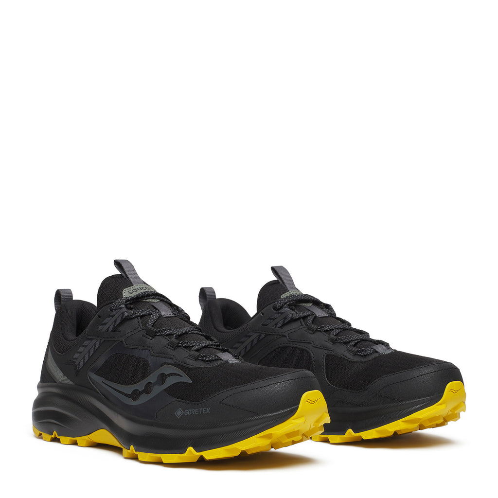 Men's Saucony Excursion TR17 GTX Trail Running Shoe BLACK / OAK S20960-200