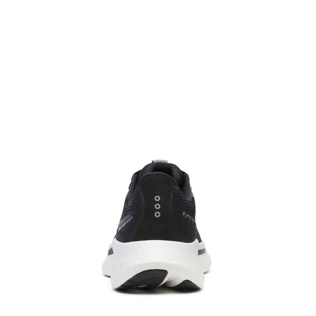Men's Saucony Ride 18 Running Shoe BLACK  WHITE S21000-100
