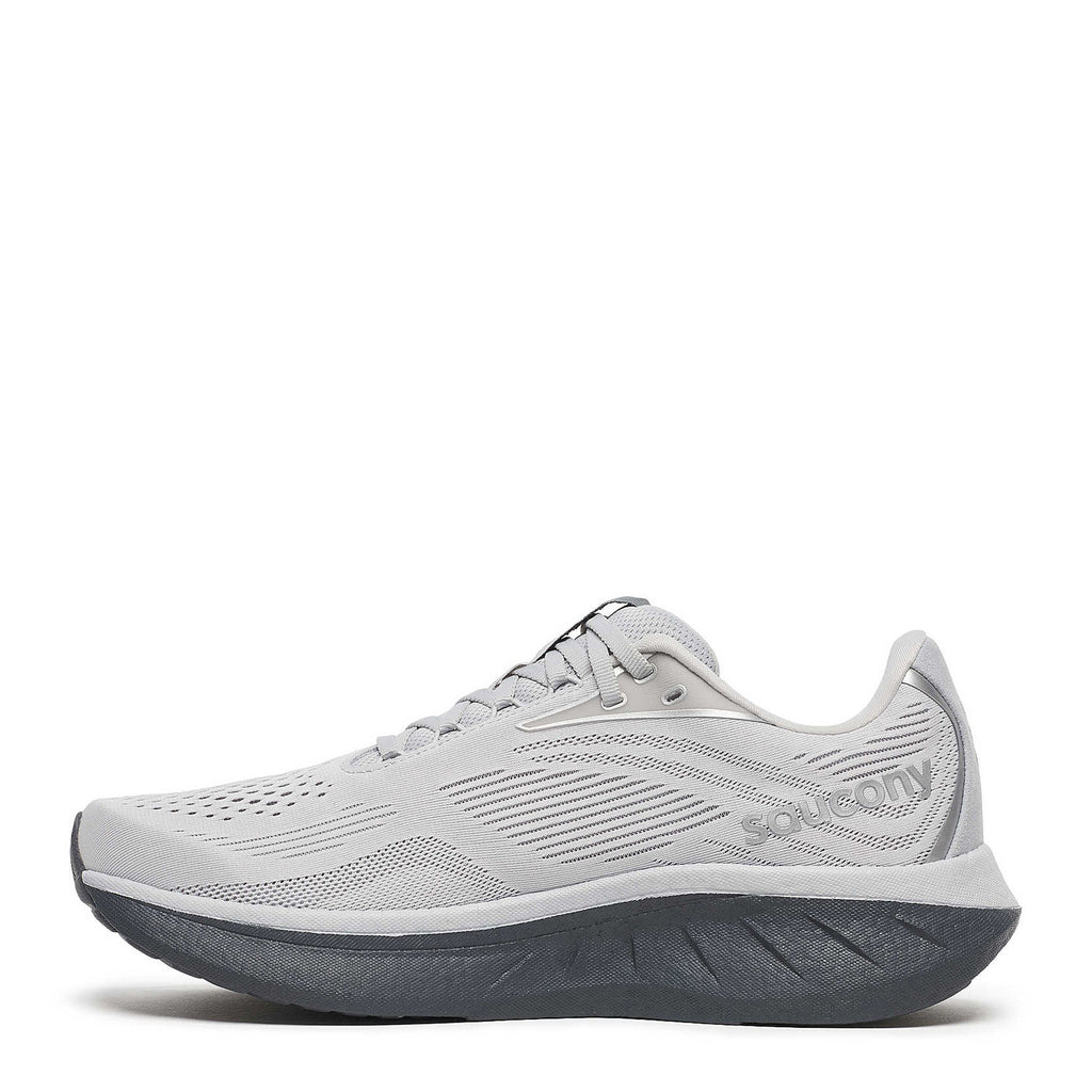 Men's Saucony Ride 18 Running Shoe - Wide Width Cloud/Shadow S21001-103