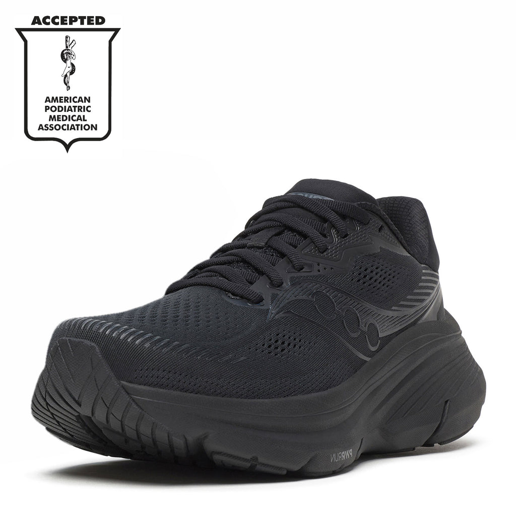 Men's Saucony Guide 19 Running Shoe SOLID BLACK S21058-101