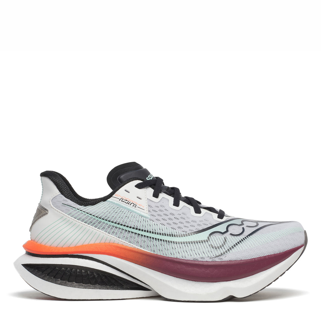 Men's Saucony Endorphin Azura Running Shoe WHITE / CRIMSON S21070-172