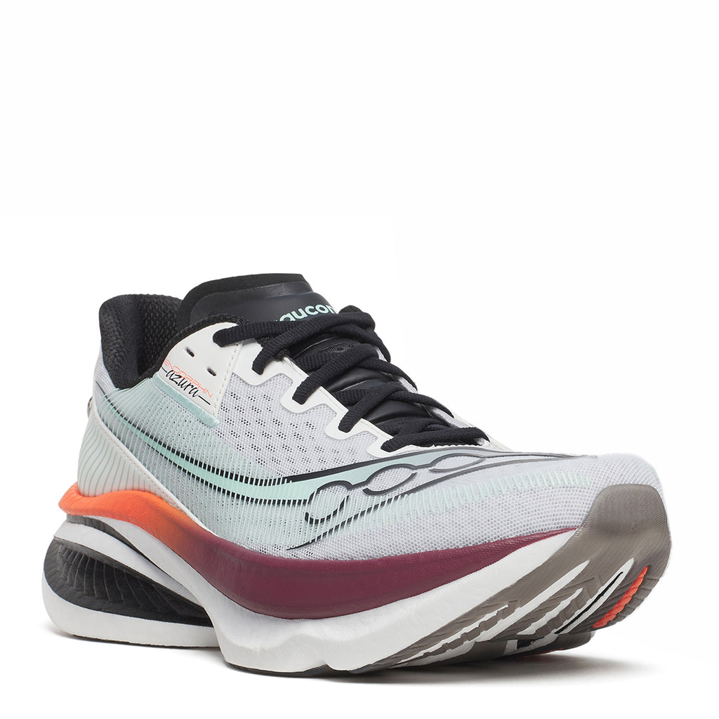Men's Saucony Endorphin Azura Running Shoe WHITE / CRIMSON S21070-172