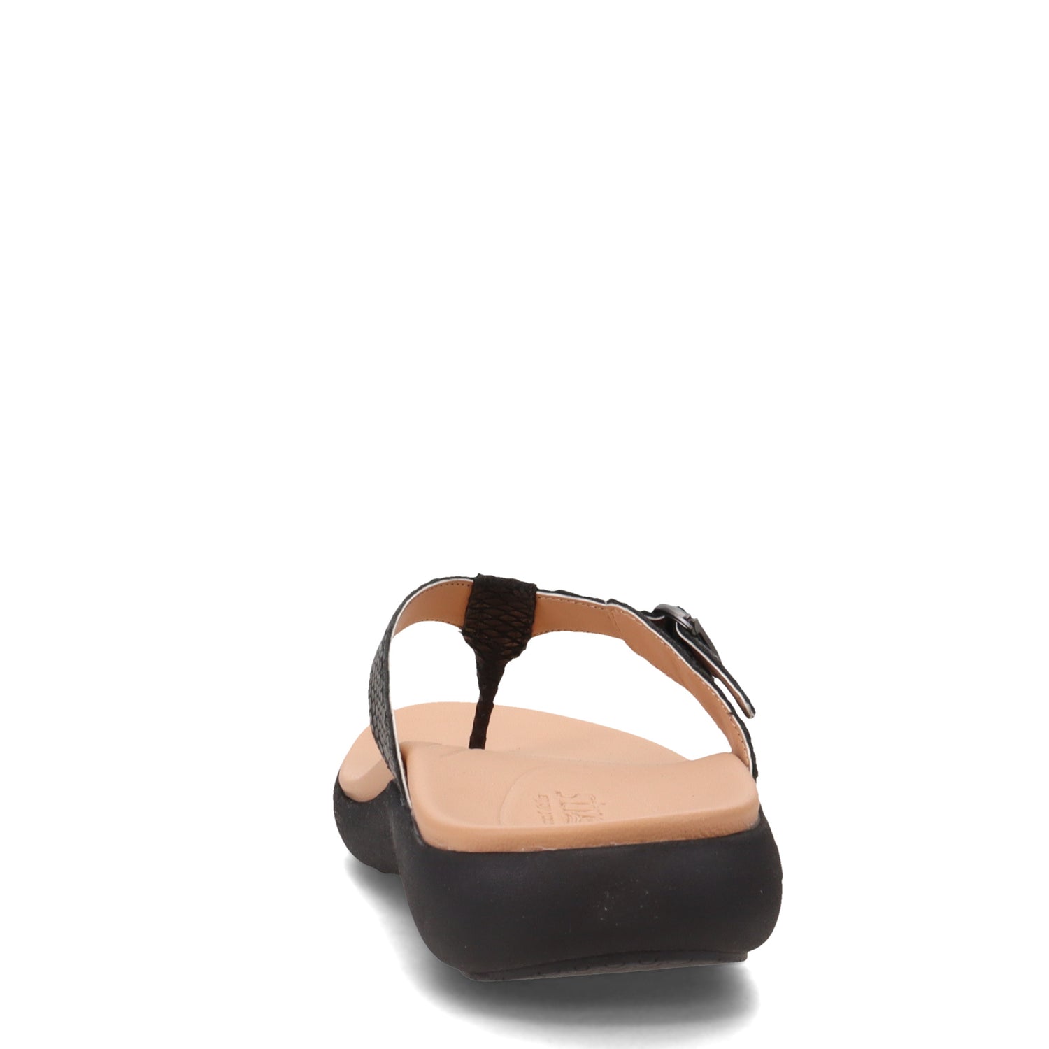 Peltz Shoes  Women's Strole Coaster Sandal BLACK S835W-011