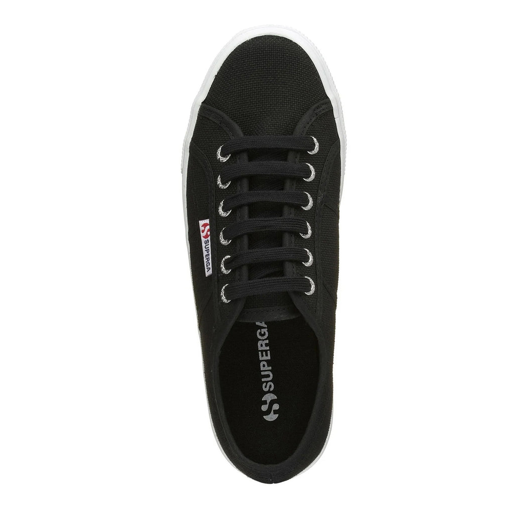 Women's Superga 2790 Platform Sneaker BLACK WHITE S9111LW-F83