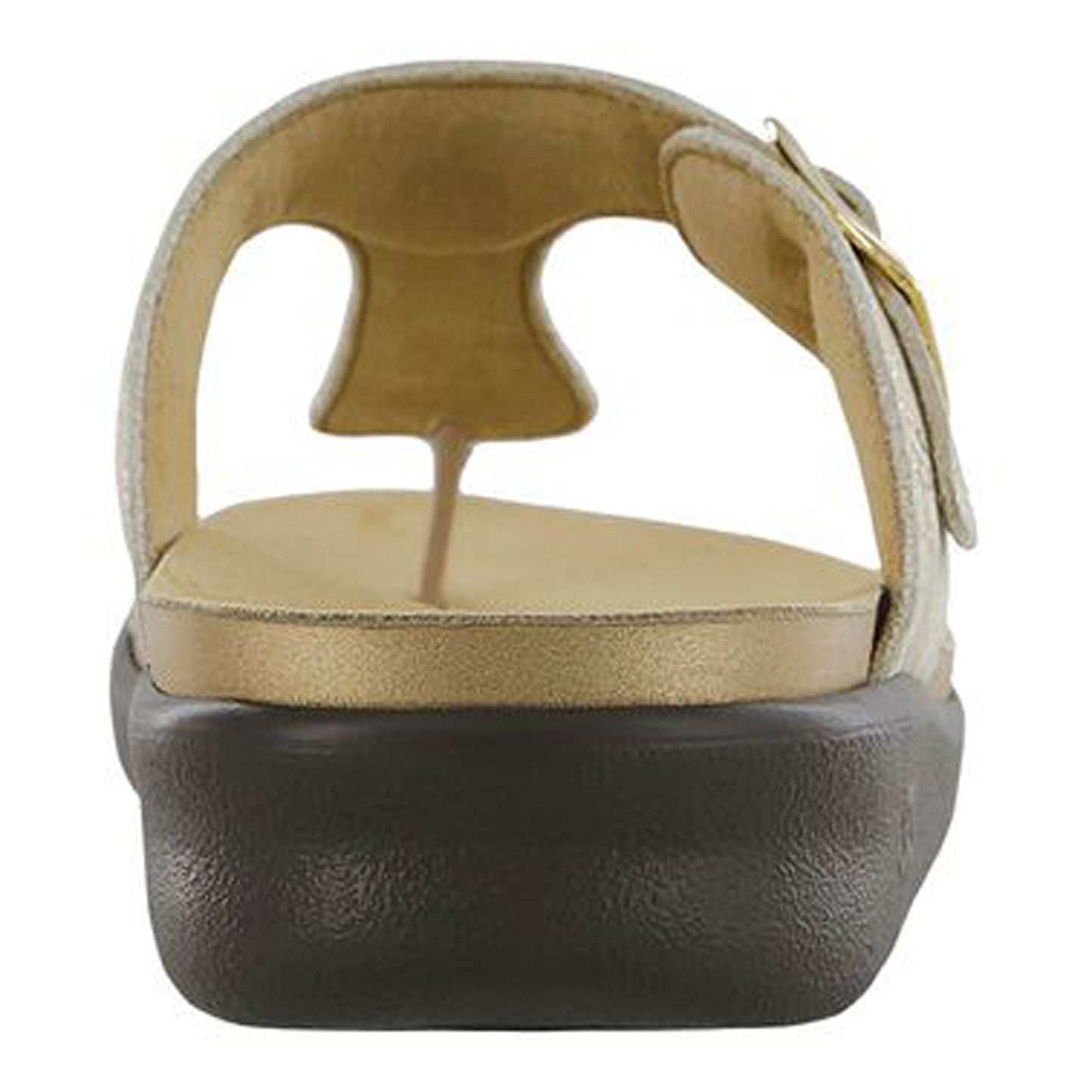 Peltz Shoes  Women's SAS Sanibel Thong Sandal GOLD SHINY SANIBEL GOLD