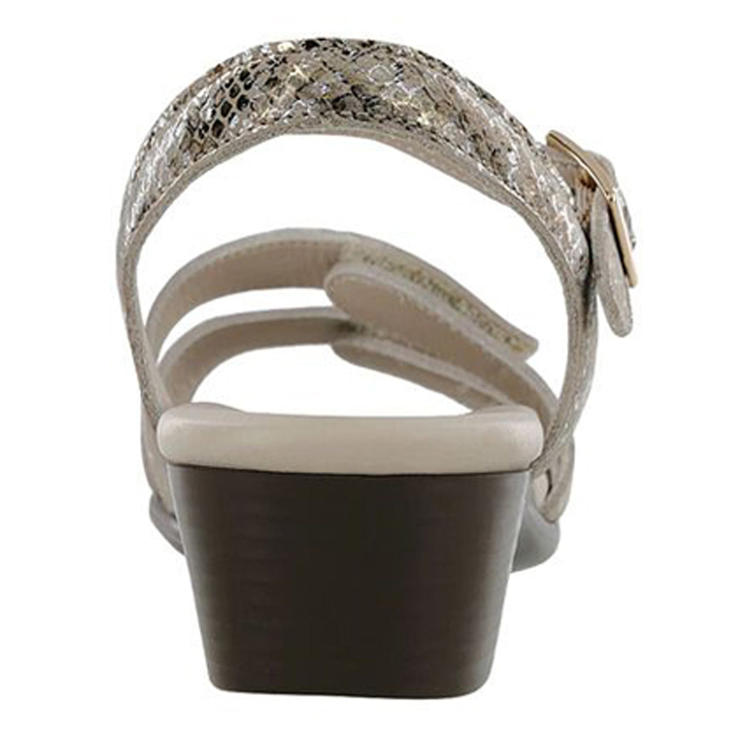 Peltz Shoes  Women's SAS Savanna Sandal GOLD SNAKE SAVANNA GOLD