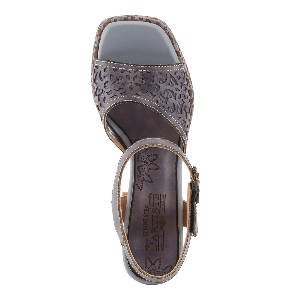 Women's L'Artiste By Spring Step Savychic Sandal GREY SAVYCHIC-GRY