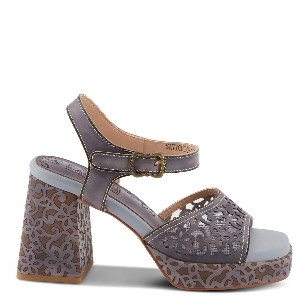 Women's L'Artiste By Spring Step Savychic Sandal GREY SAVYCHIC-GRY