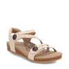 Peltz Shoes  Women's Aetrex Jillian Sandal IVORY SC362