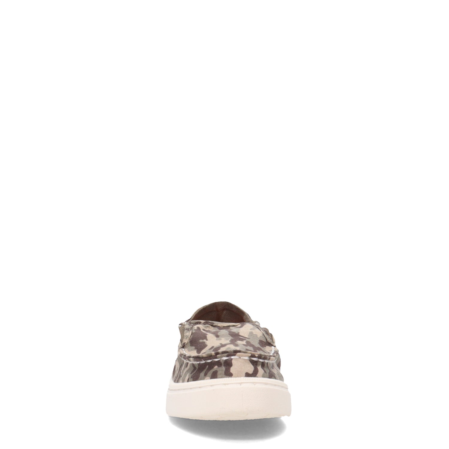 Peltz Shoes  Boy's Sperry Salty Washable Slip-On - Little Kid & Big Kid CAMO SCK265474