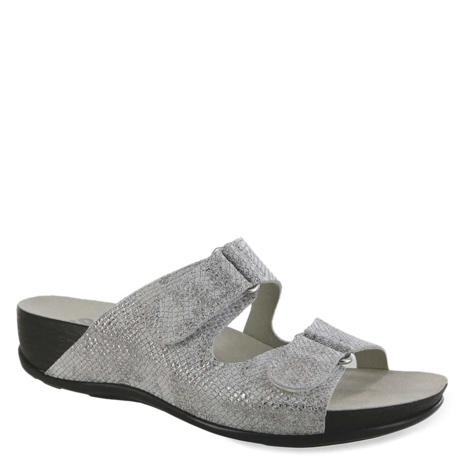 Peltz Shoes  Women's SAS Seaside Sandal PLATA SEASIDE PLATA