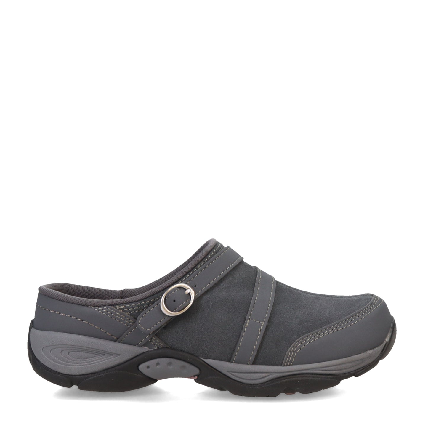 Peltz Shoes  Women's Easy Spirit Equinox Clog DARK GRAY SEEQUINOX-DGR01