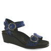 Peltz Shoes  Women's SAS Seight Sandal BLUE SEIGHT-CASPIAN