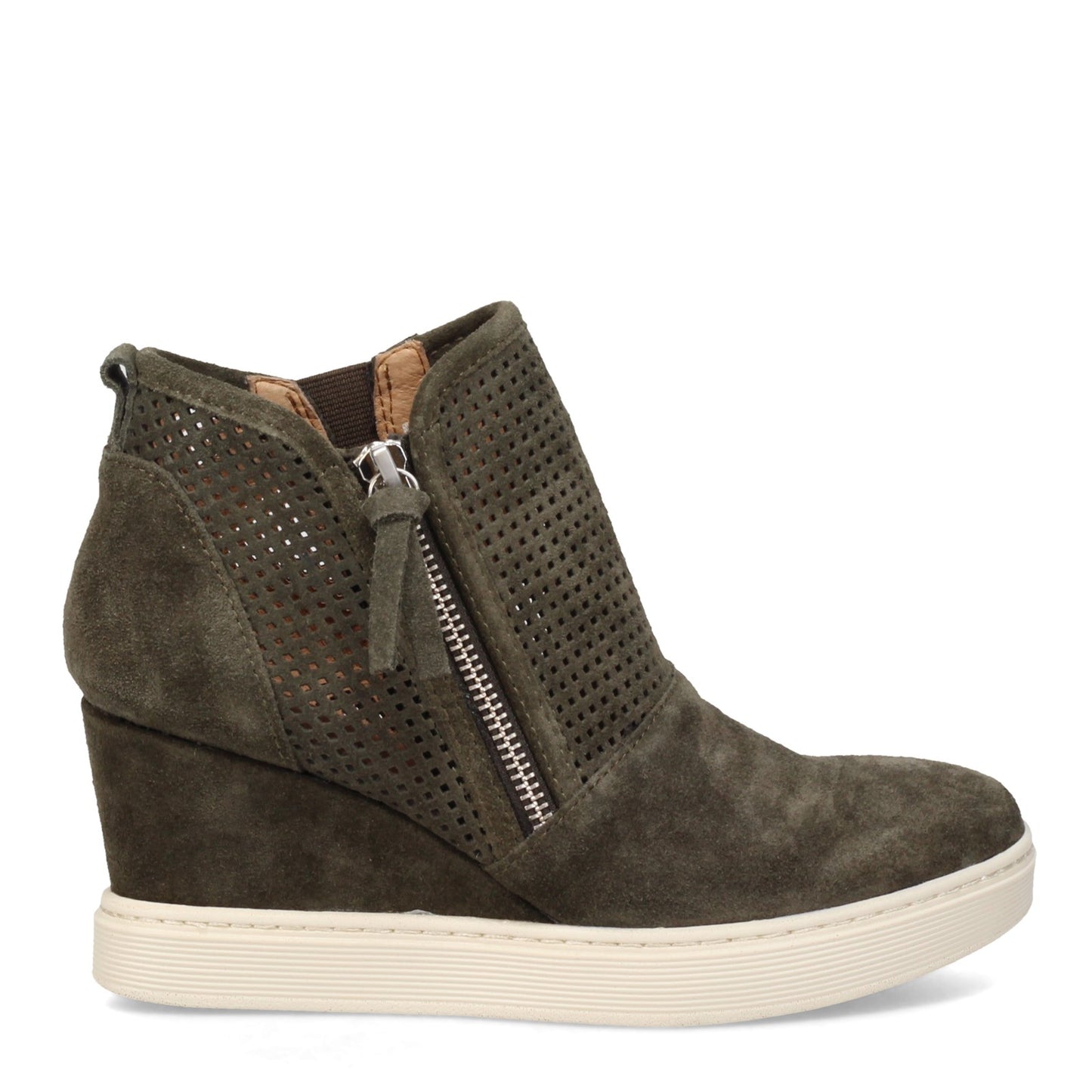 Peltz Shoes  Women's Sofft Bellview Boot Army Green SF0026706