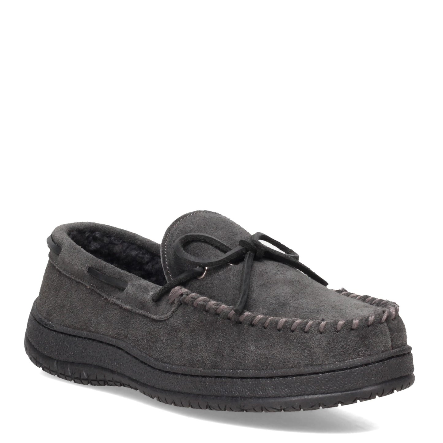 Peltz Shoes  Men's Clarks Moc Slipper GRAY SH20595Z-920