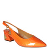 Peltz Shoes  Women's J Renee Shayanne Pump Orange Patent SHAYAN-PAORA