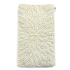 Peltz Shoes  Bamboo Trading Company Club Bag Pearl Floral Ivory SHB394