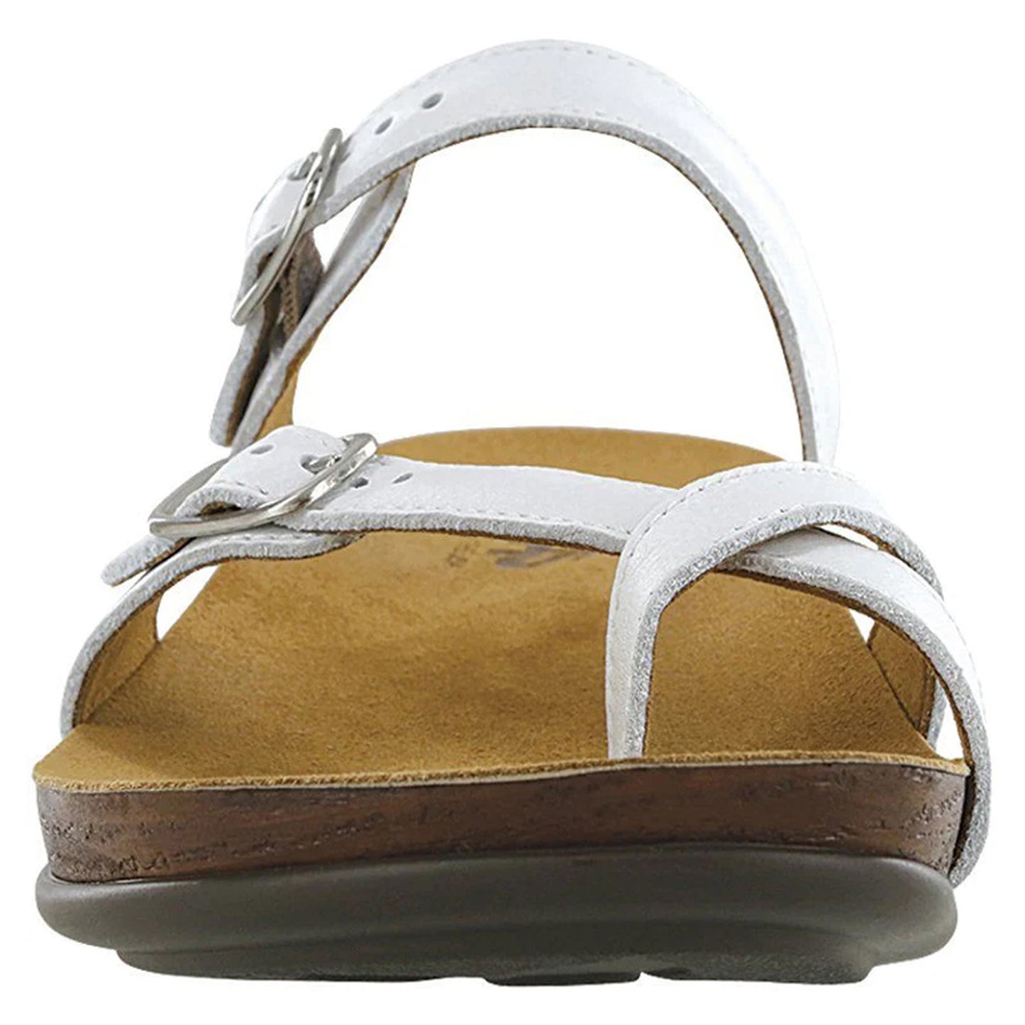 Peltz Shoes  Women's SAS Shelly Sandal PEARL SHELLY PRL WHIT