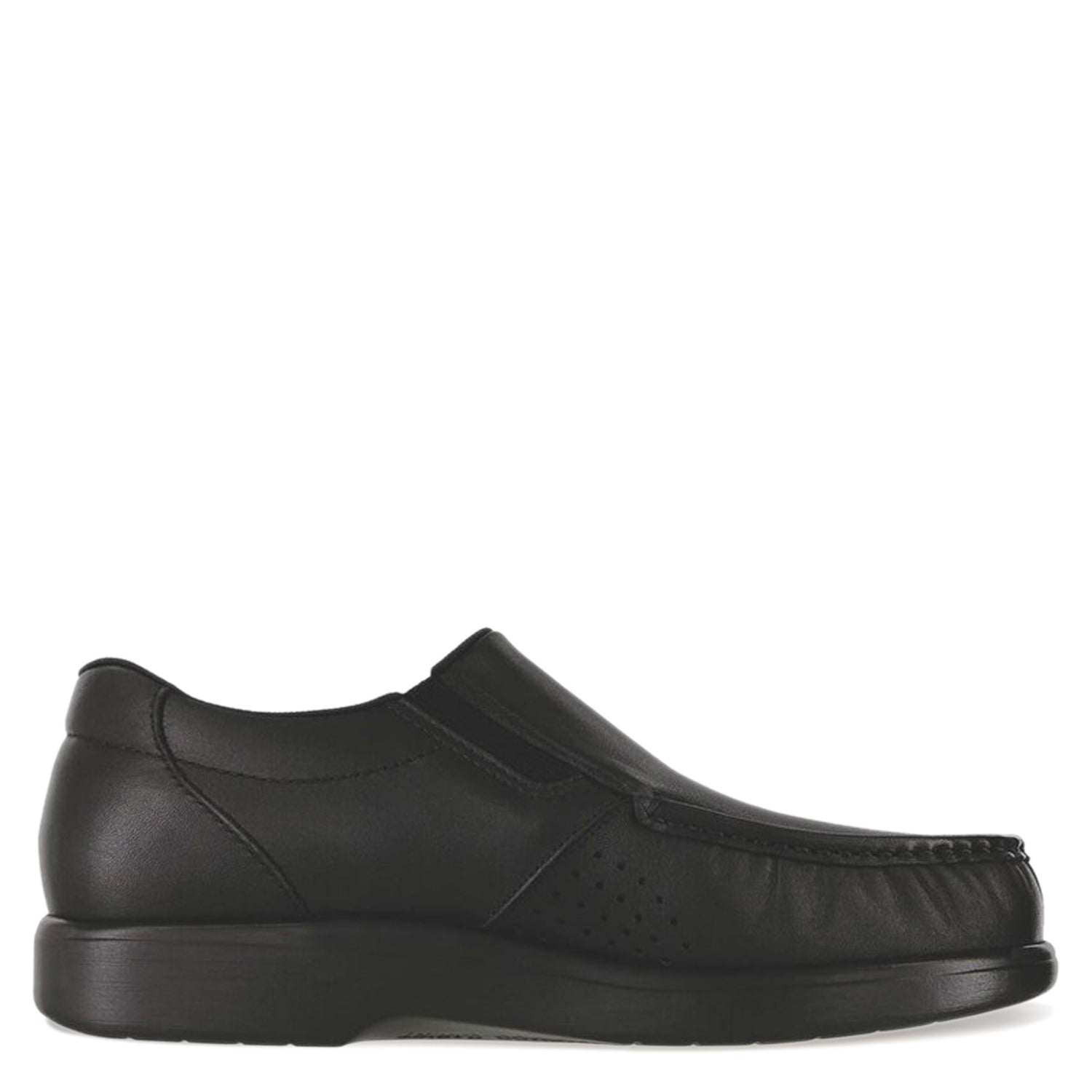 Peltz Shoes  Men's SAS Sidegore Loafer BLACK SMOOTH SIDEGORE BLKSM