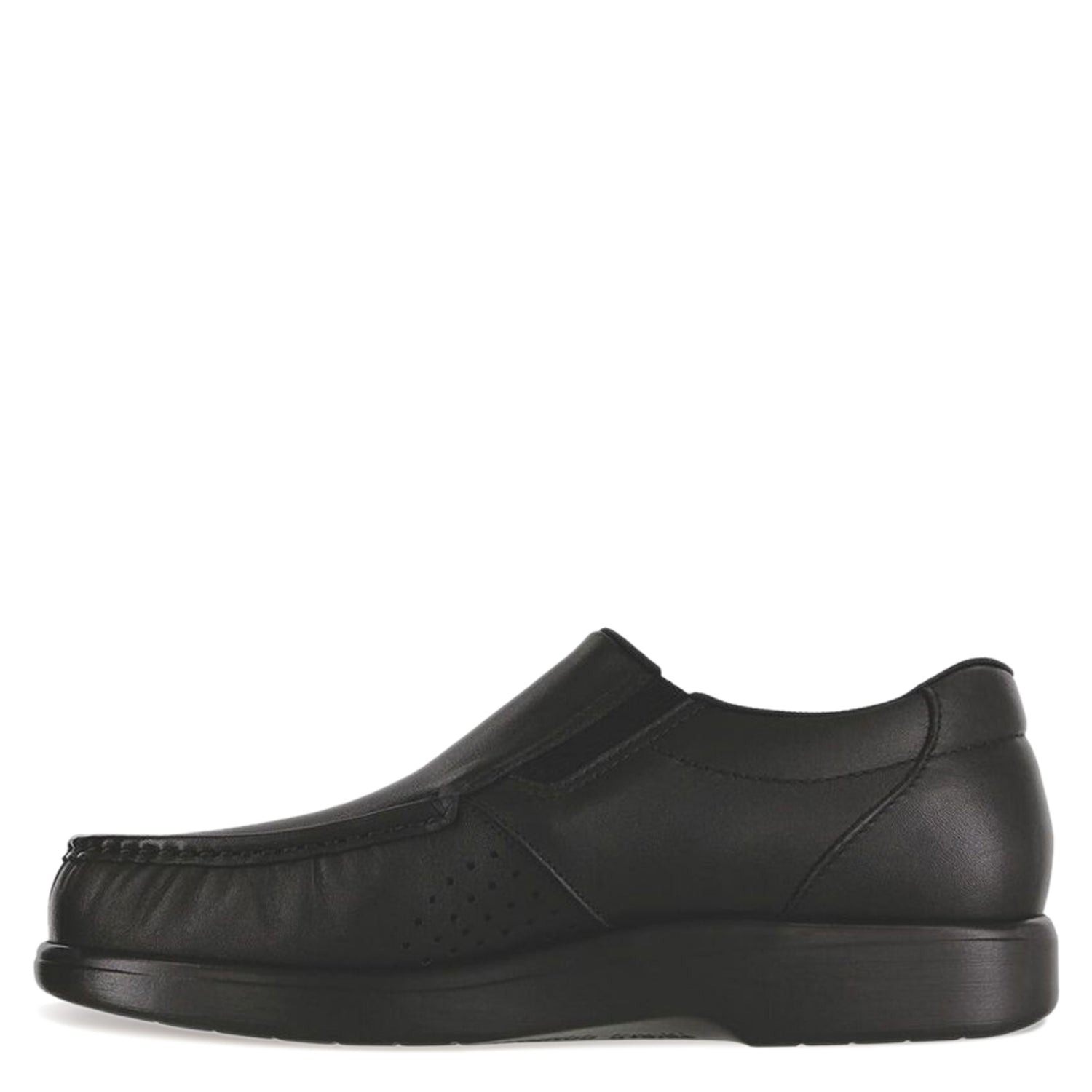 Peltz Shoes  Men's SAS Sidegore Loafer BLACK SMOOTH SIDEGORE BLKSM