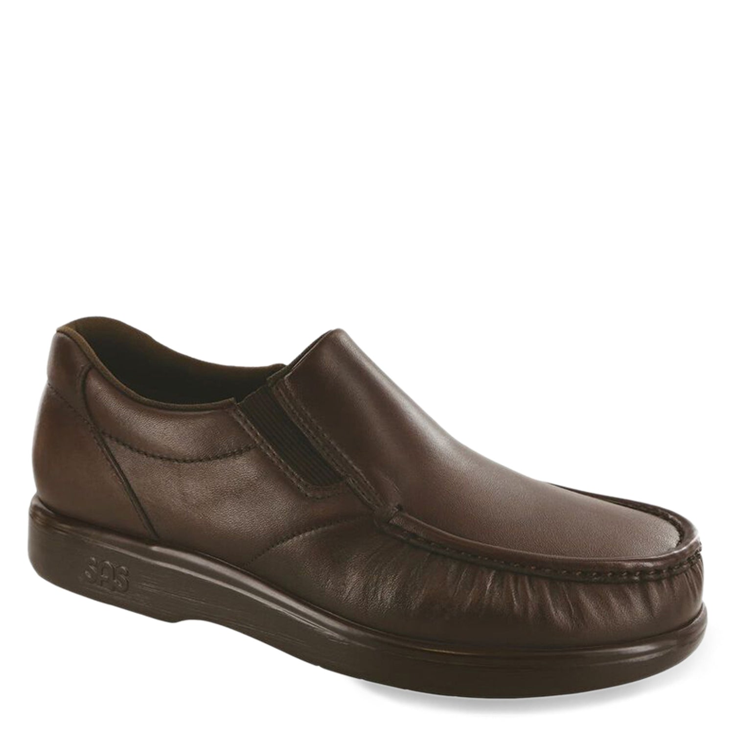 Peltz Shoes  Men's SAS Sidegore Loafer BROWN SIDEGORE BROW