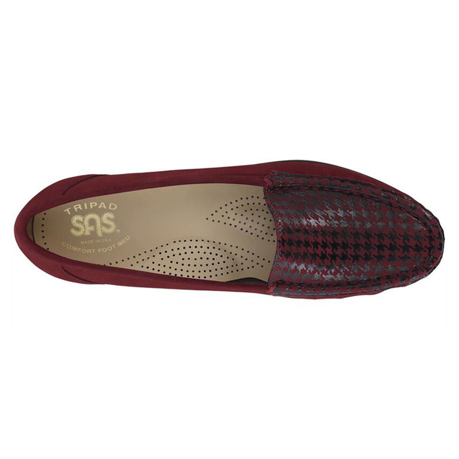 Peltz Shoes  Women's SAS Simplify Loafer RED TETRIS SIMPLIFY REDTET