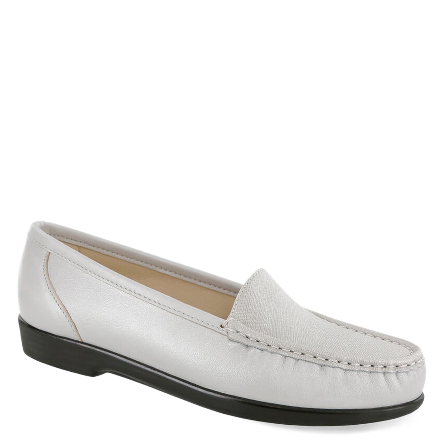 Peltz Shoes  Women's SAS Simplify Loafer SILVER LIGHT SIMPLIFY SILCLD