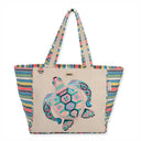 Women's Sun N Sand, Turtle Mandala Tote