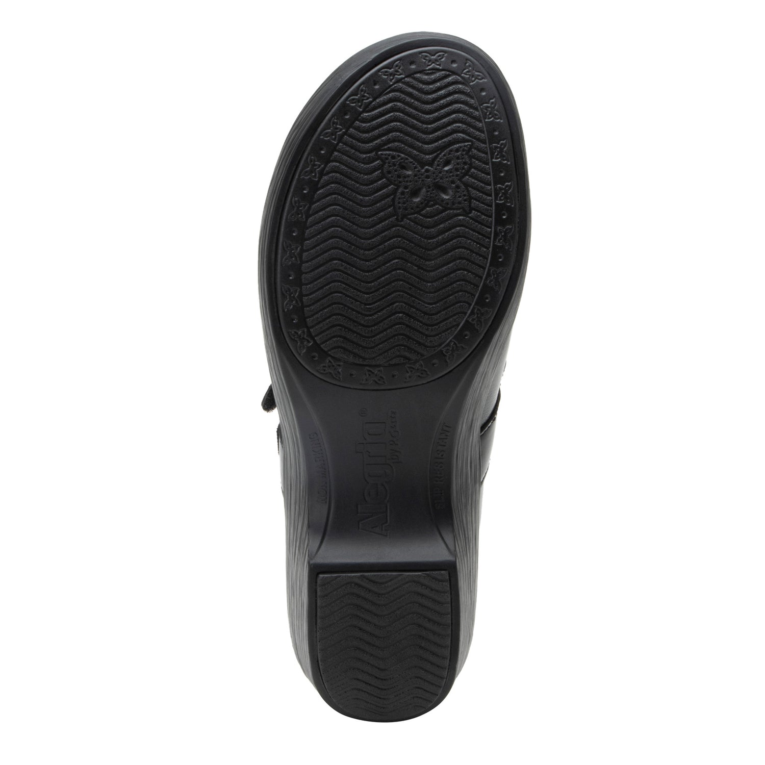Peltz Shoes  Women's Alegria Sofi Mary Jane Noir SOF-8156