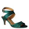 Peltz Shoes  Women's J Renee Soncino Sandal Green SONCIN-SAGRN