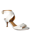 Peltz Shoes  Women's J Renee Soncino Sandal White SONCIN-SAWHT
