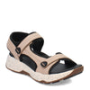 Peltz Shoes  Women's Taos Super Side Sandal Natural Emboss SPS-14161-NATE