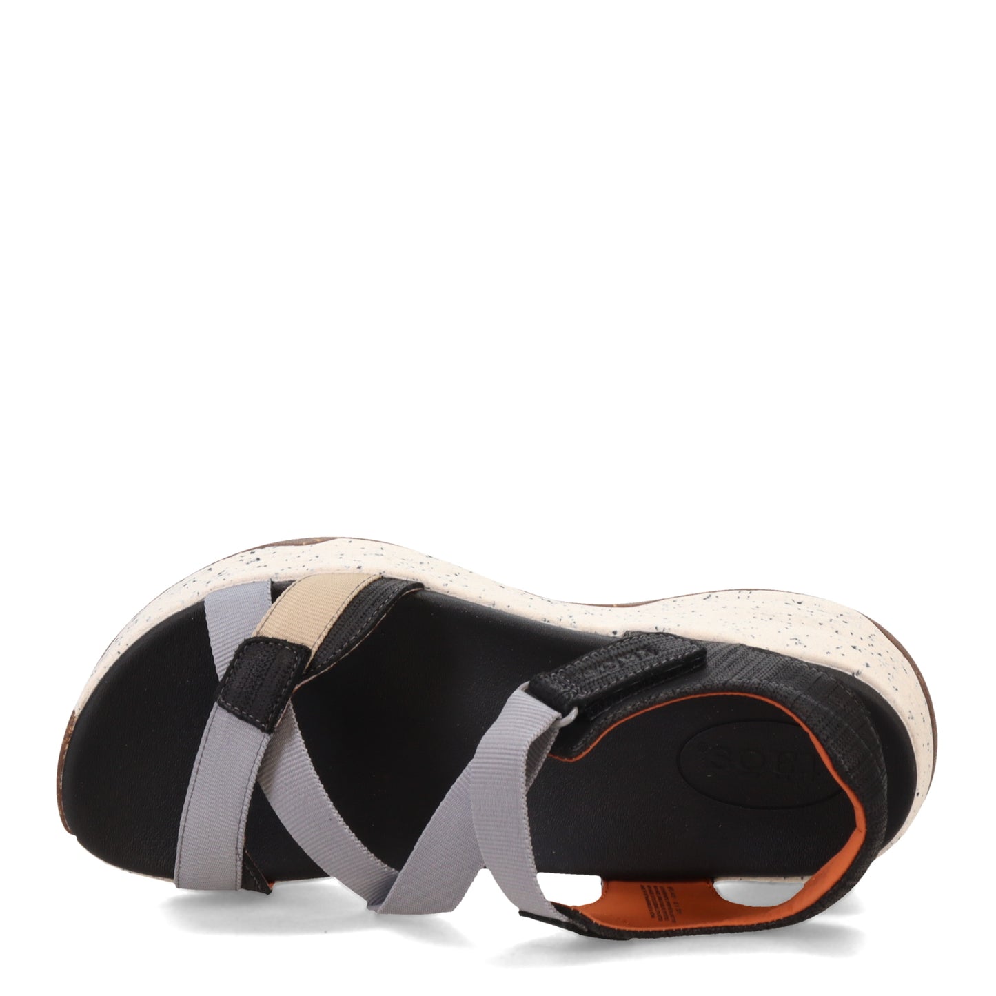 Peltz Shoes  Women's Taos Super Z Sandal Grey Multi SPZ-14131-GRYM