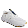 Peltz Shoes  Men's Sperry 7 Seas 3 Eye Sneaker WHITE STS22846