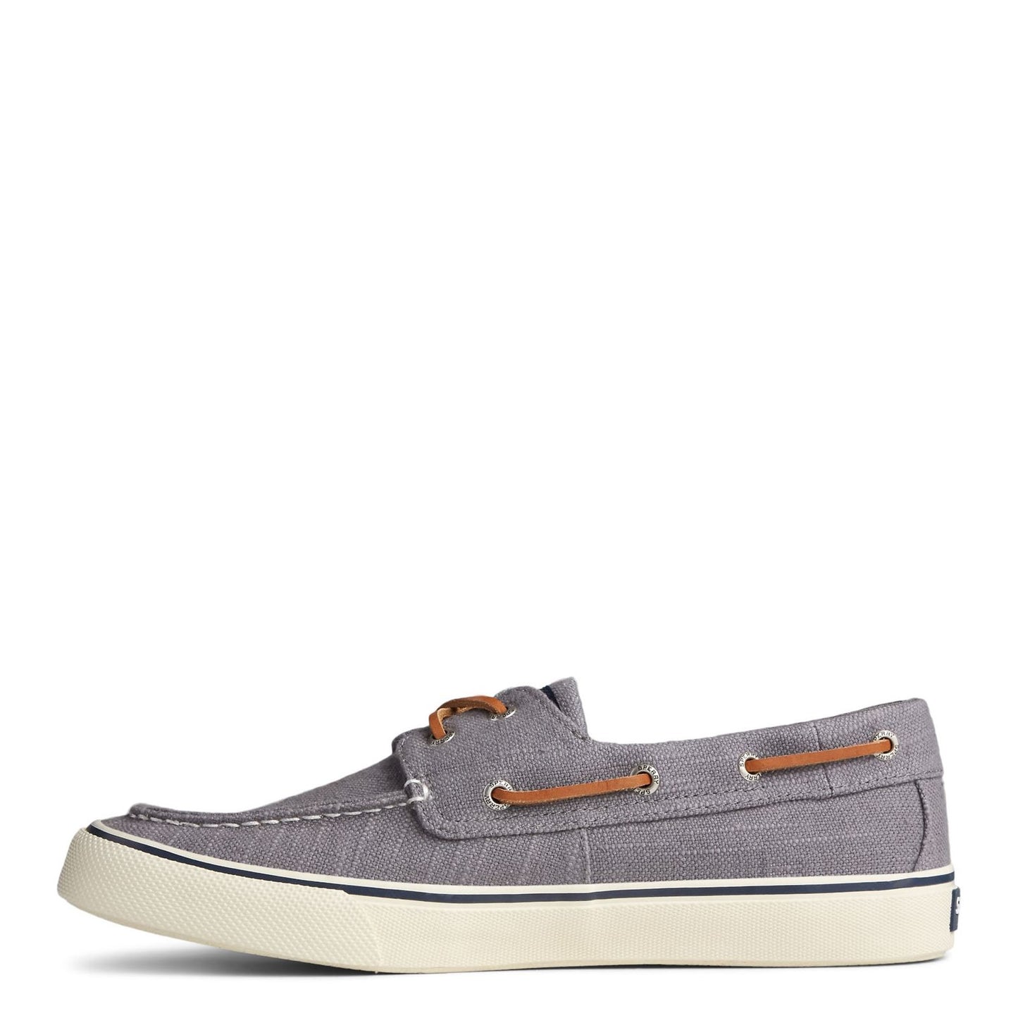 Peltz Shoes  Men's Sperry Bahama II Sneaker GREY LINEN STS23051