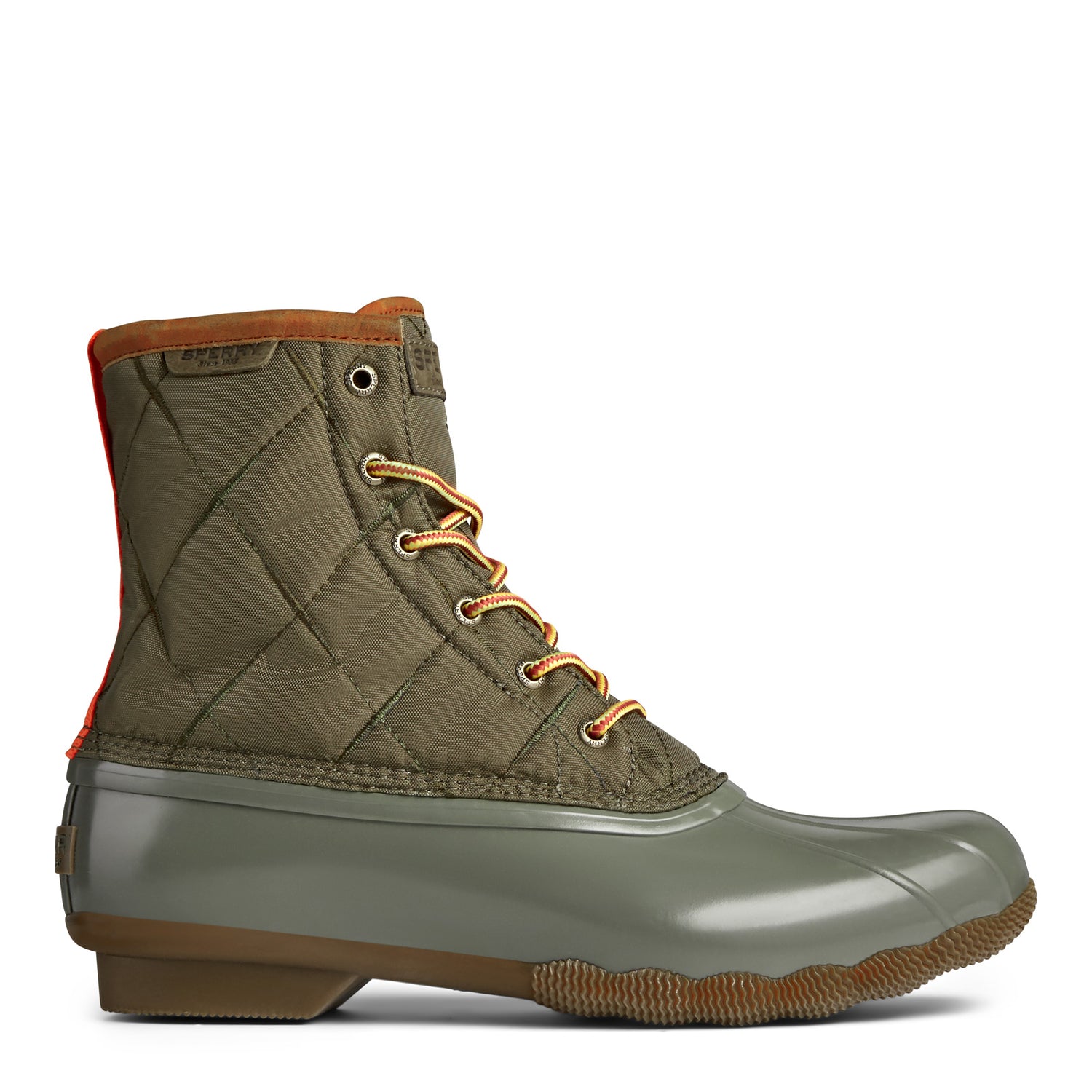 sperry women's saltwater quilted lux rain boot