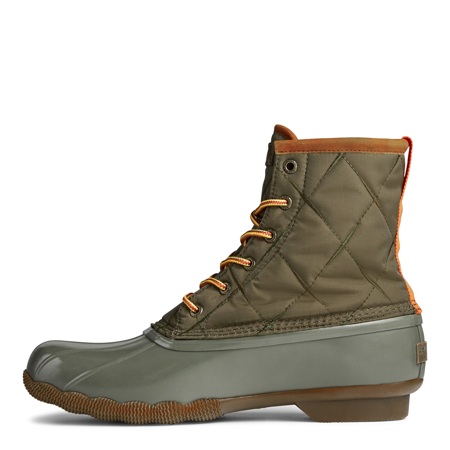 sperry women's saltwater quilted lux rain boot