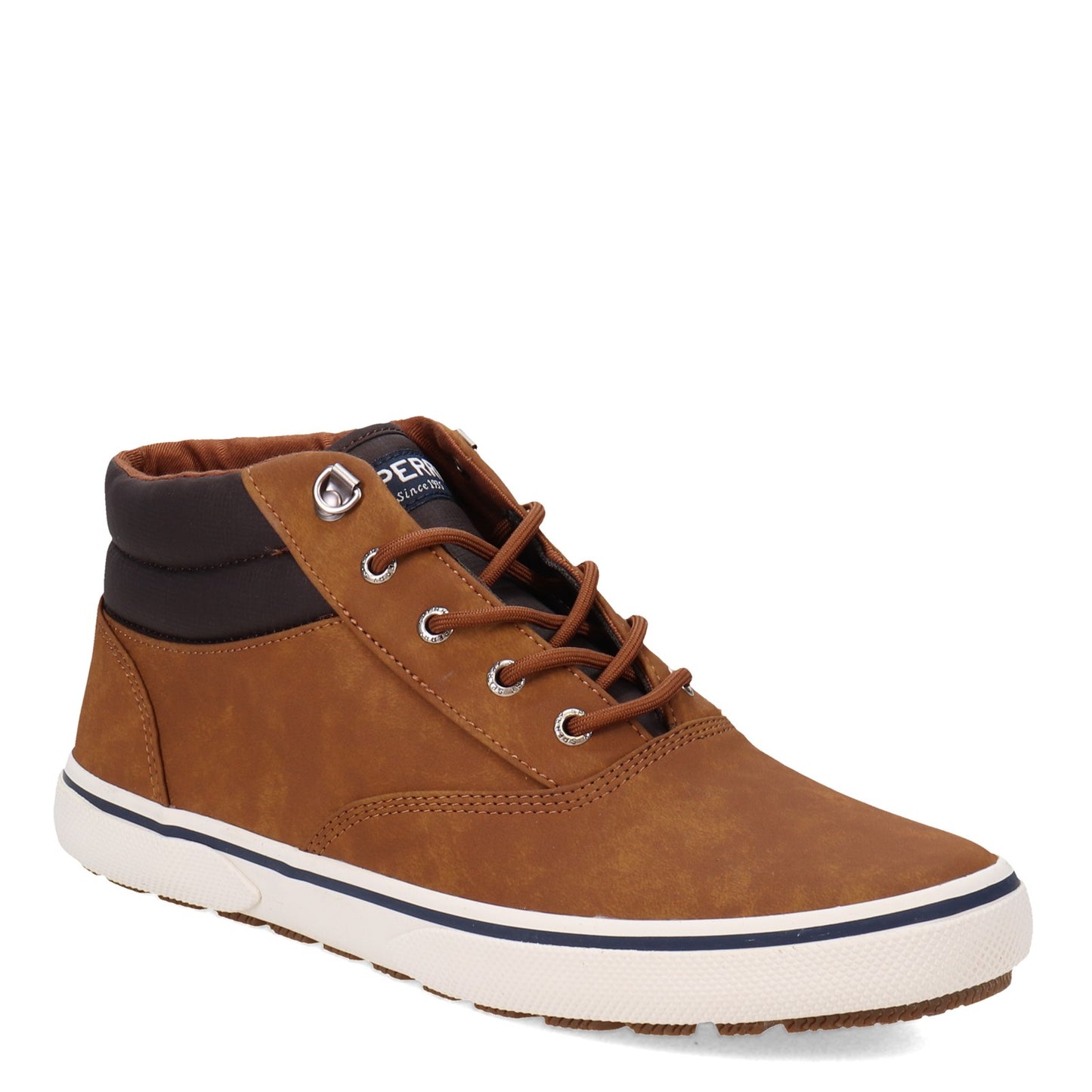 Peltz Shoes  Men's Sperry Halyard Storm Chukka TAN BROWN STS23668