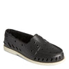 Peltz Shoes  Men's Sperry Authentic Original Float Cozy Boat Shoe BLACK STS23884
