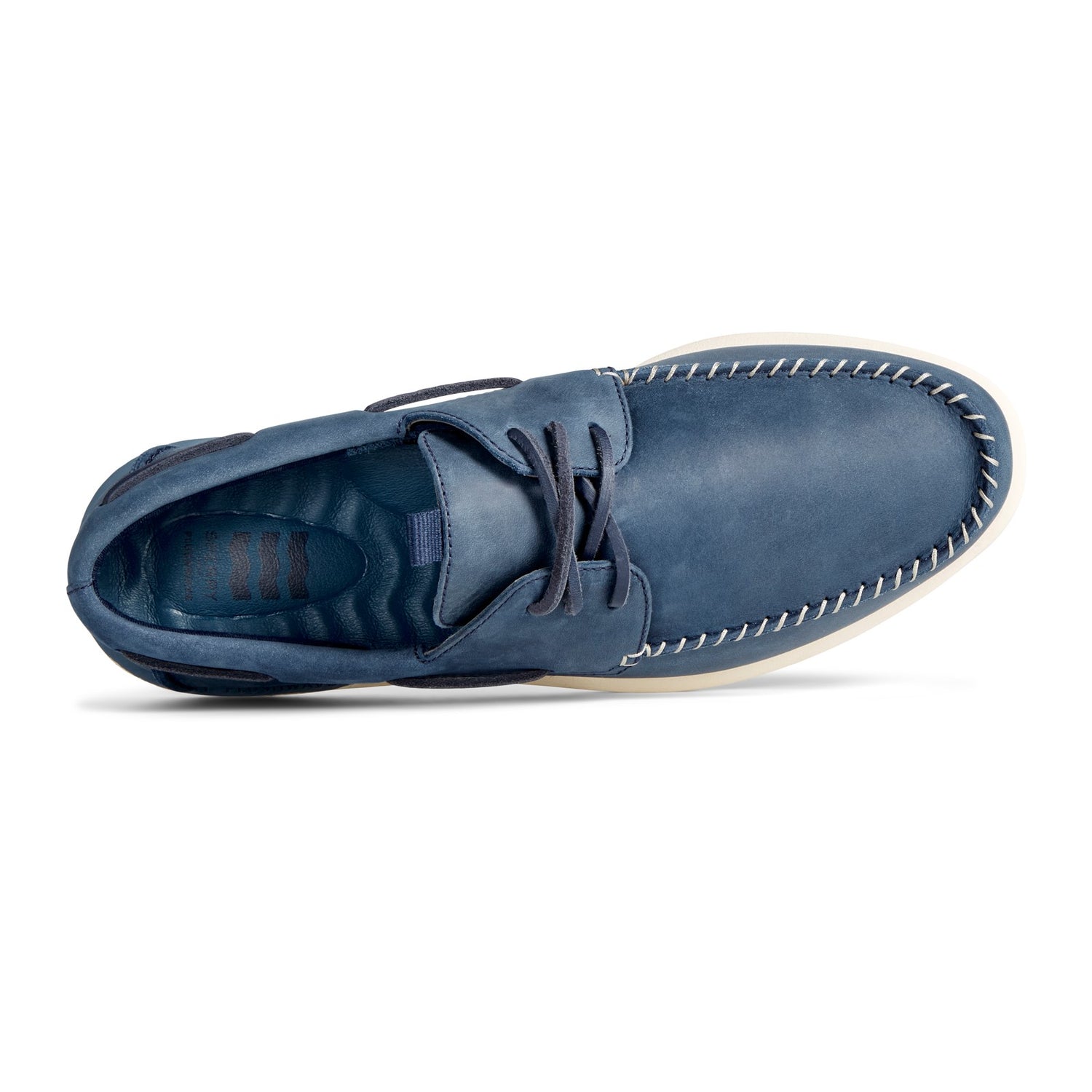 Peltz Shoes  Men's Sperry Authentic Plushwave 2.0 Boat Shoe NAVY STS23941